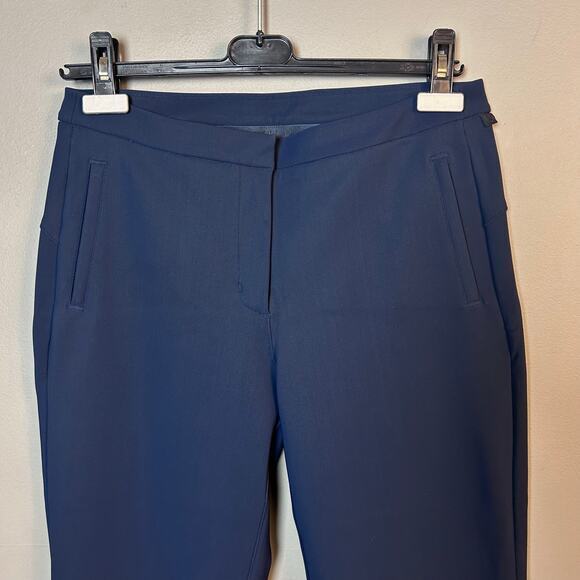 Lululemon pants size 8 tab Lab (?) navy blue work office‎ mid-rise performance - Picture 2 of 14
